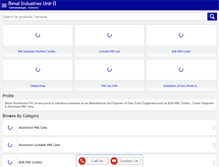 Tablet Screenshot of bimalindia.net